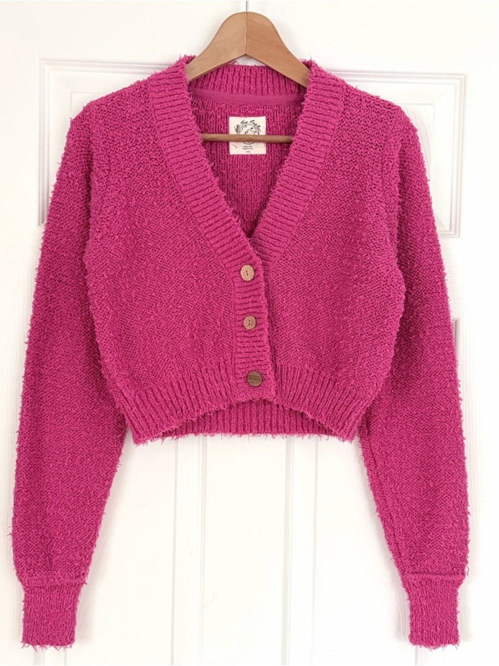 Free People We The Free Cropped Cardigan Size XS